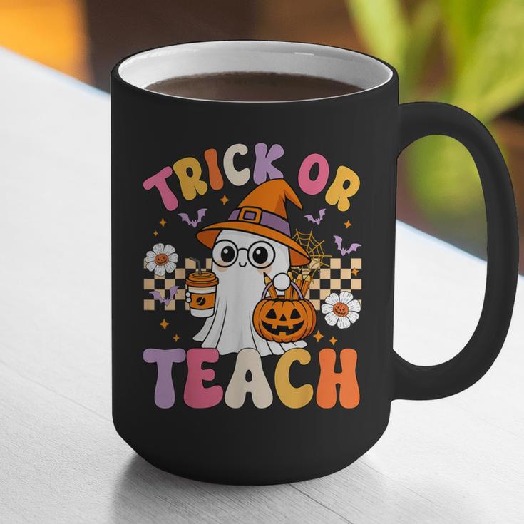 Trick Or Teach Cute Ghost Coffee Pumpkins Halloween Teacher Graphic Print Coffee Mug, funny gift Trick Or Teach Cute Ghost Coffee Pumpkins Halloween Teacher Graphic Print Coffee Mug, funny gift