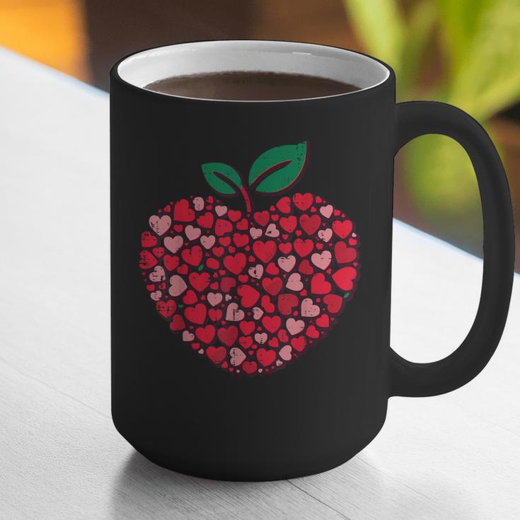 Valentines Day Teacher Hearts Apple Love Teach Women Men Graphic Print Coffee Mug, funny gift Valentines Day Teacher Hearts Apple Love Teach Women Men Graphic Print Coffee Mug, funny gift