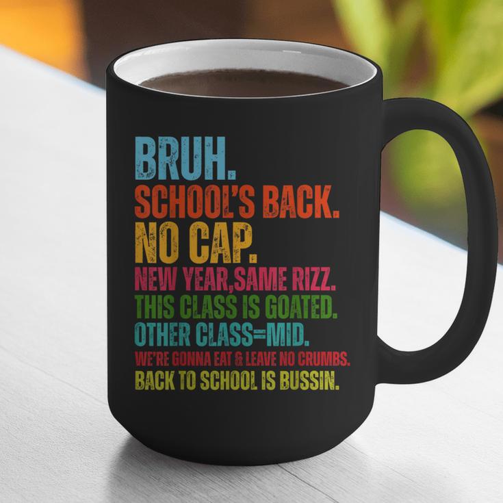 Vintage Bruh We Back No Cap Bruh We'Re Back Student Teacher Graphic Print Coffee Mug, funny gift Vintage Bruh We Back No Cap Bruh We'Re Back Student Teacher Graphic Print Coffee Mug, funny gift