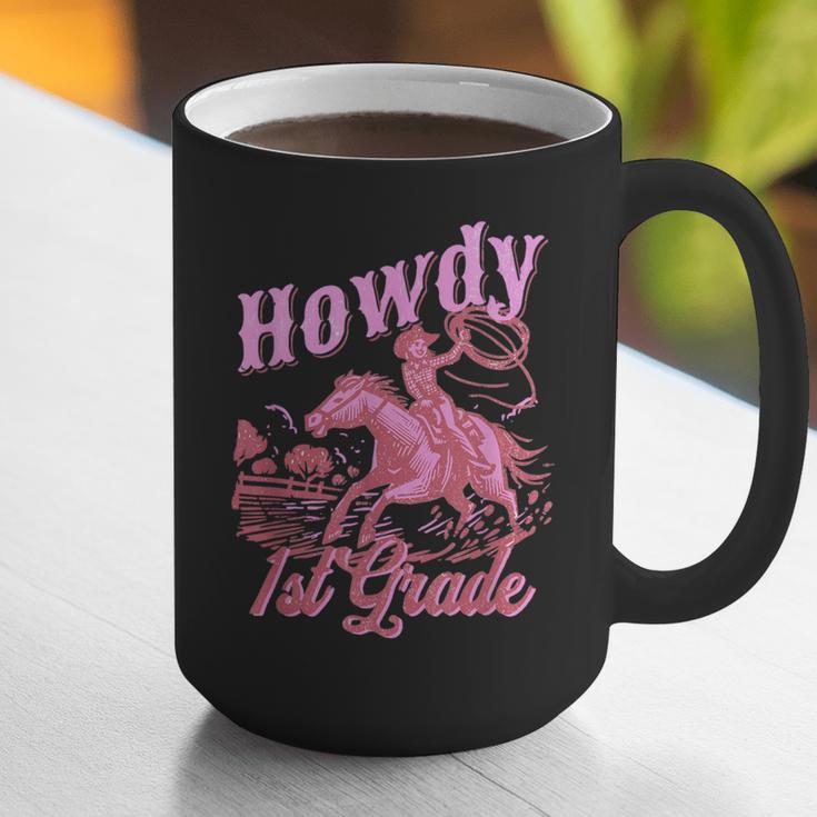 Vintage Howdy First Grade Cowgirl Teacher Western School Graphic Print Coffee Mug, First Grade Teacher Mugs, funny gift Vintage Howdy First Grade Cowgirl Teacher Western School Graphic Print Coffee Mug, First Grade Teacher Mugs, funny gift