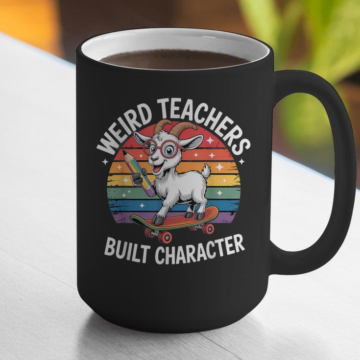 Weird Teachers Build Character Teacher Graphic Print Coffee Mug, funny gift Weird Teachers Build Character Teacher Graphic Print Coffee Mug, funny gift