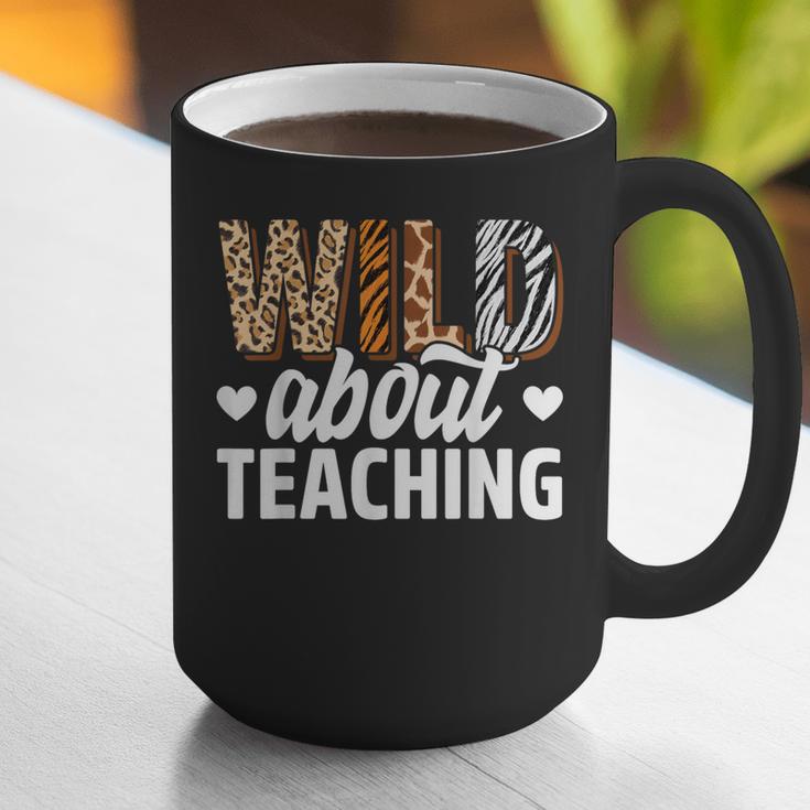 Wild About Teaching Teacher Teaching Back To School Graphic Print Coffee Mug, funny gift Wild About Teaching Teacher Teaching Back To School Graphic Print Coffee Mug, funny gift