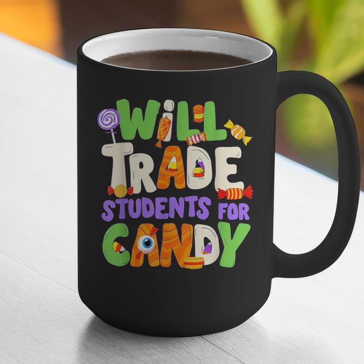 Will Trade Students For Candy Teacher Cute Halloween Costume Graphic Print Coffee Mug, funny gift