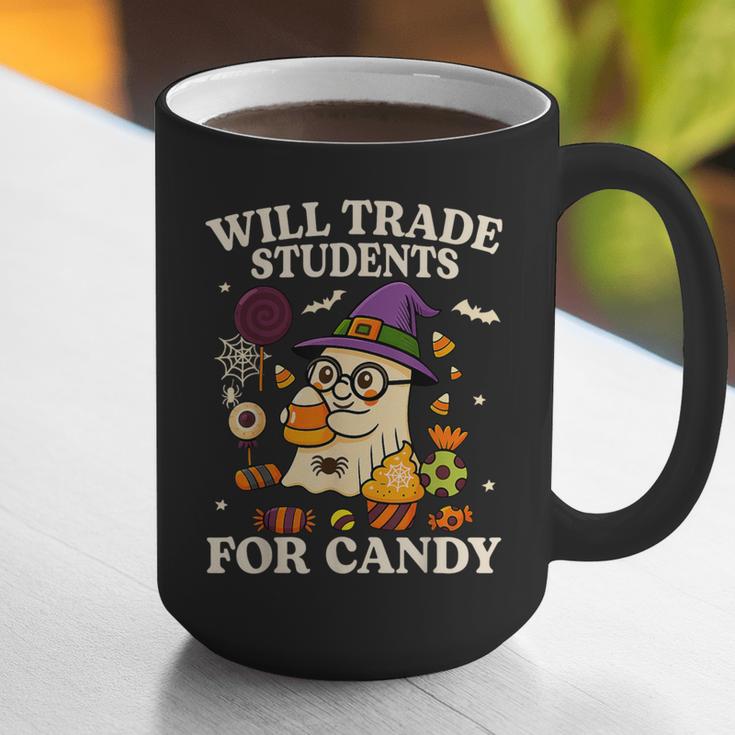 Will Trade Students For Candy Teacher Ghost Halloween Graphic Print Coffee Mug, funny gift Will Trade Students For Candy Teacher Ghost Halloween Graphic Print Coffee Mug, funny gift
