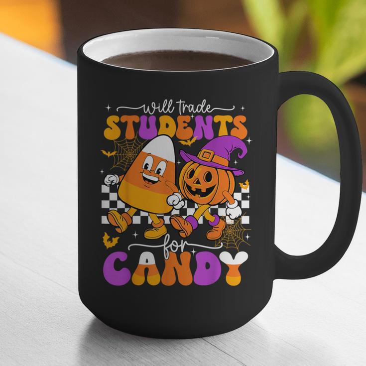 Will Trade Students For Candy Teacher Halloween Graphic Print Coffee Mug, funny gift Will Trade Students For Candy Teacher Halloween Graphic Print Coffee Mug, funny gift