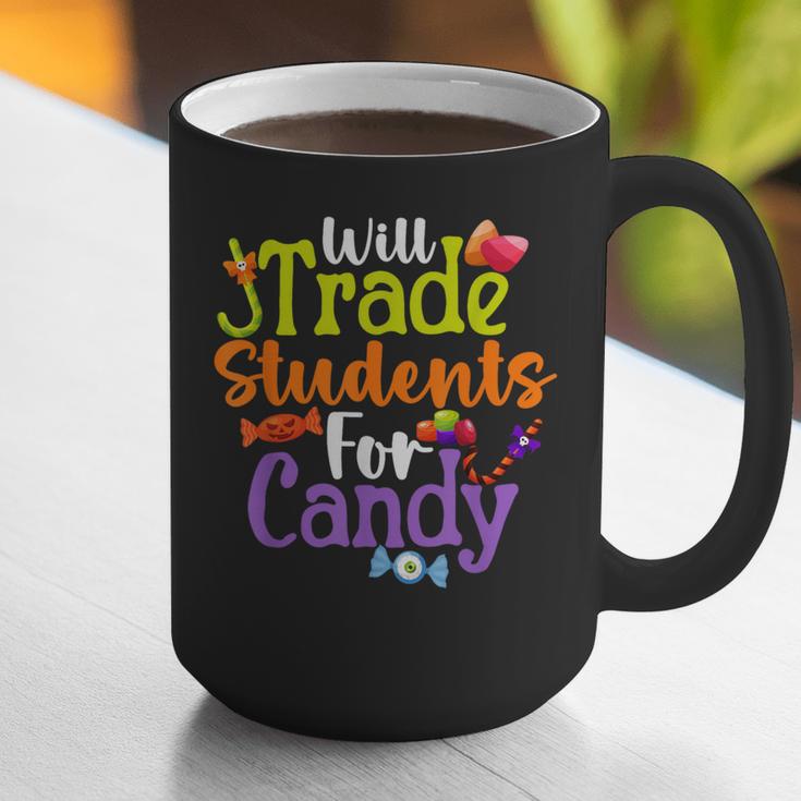 Will Trade Students For Candy Teacher Halloween Costume Graphic Print Coffee Mug, funny gift Will Trade Students For Candy Teacher Halloween Costume Graphic Print Coffee Mug, funny gift