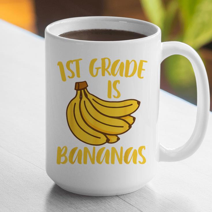 1st Grade Is Bananas Teacher Teaching Back To School Graphic Print Coffee Mug, funny gift