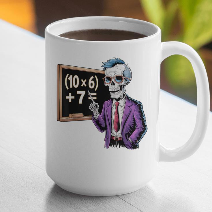 67 Math Teacher Meme Brainrot Six Seven Halloween Equation Graphic Print Coffee Mug, funny gift