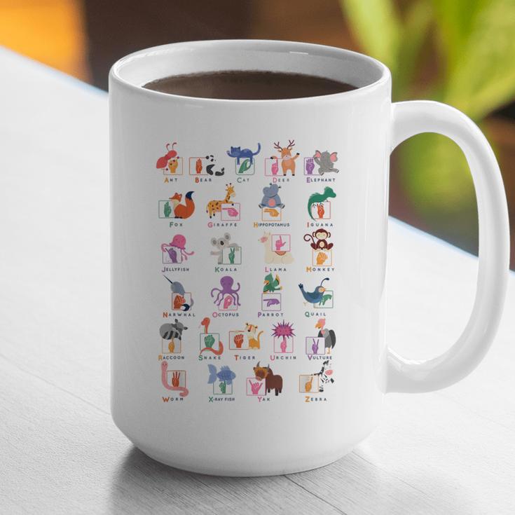 American Sign Language For Teachers ASL Alphabet Graphic Print Coffee Mug, funny gift American Sign Language For Teachers ASL Alphabet Graphic Print Coffee Mug, funny gift
