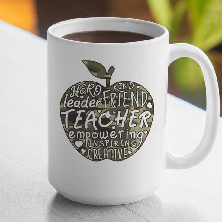 Apple Camoflauge Clothing Camo Student Teacher Cute School Graphic Print Coffee Mug, funny gift Apple Camoflauge Clothing Camo Student Teacher Cute School Graphic Print Coffee Mug, funny gift