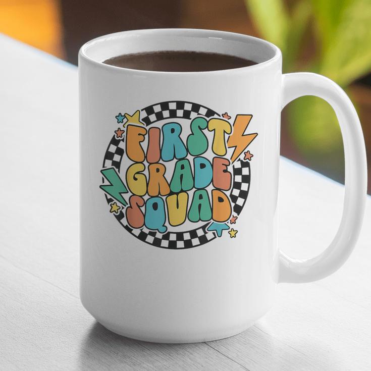 Back To School Groovy Teacher 1st First Grade Crew Squad Graphic Print Coffee Mug, Groovy Teacher Mugs, First Grade Teacher Mugs, funny gift Back To School Groovy Teacher 1st First Grade Crew Squad Graphic Print Coffee Mug, Groovy Teacher Mugs, First Grade Teacher Mugs, funny gift