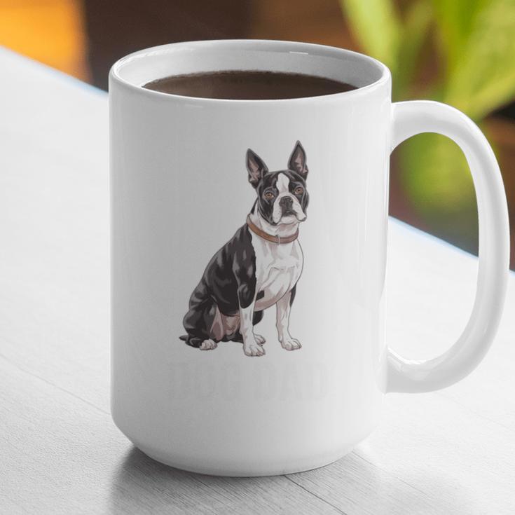 Boston Terrier Dog Dad Boston Terrier Dog Lovers Graphic Print Coffee Mug, Boston Terrier Dad Mugs, funny gift