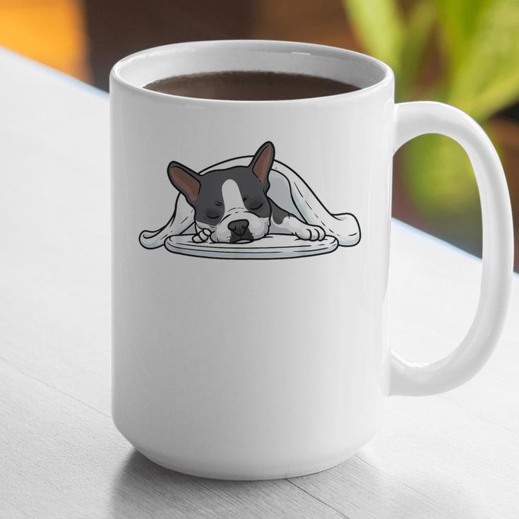 Boston Terrier Dog Official Sleeping Men Women Girls Kids Graphic Print Coffee Mug, funny gift