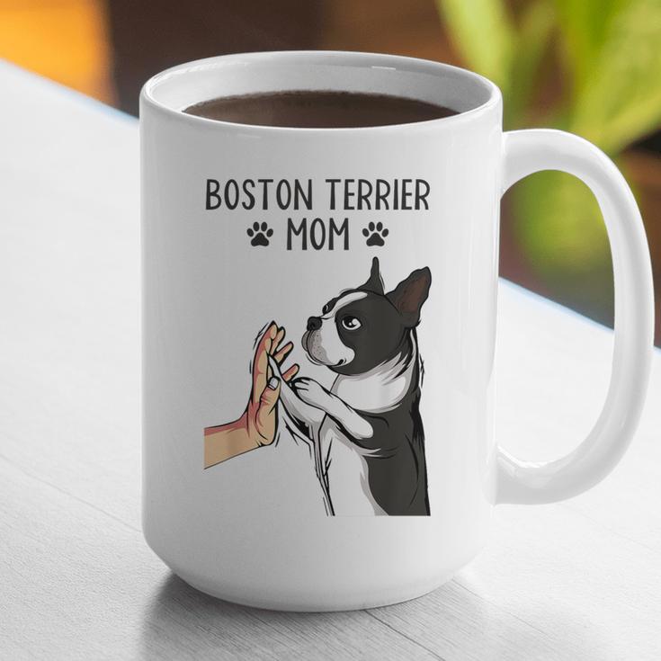 Boston Terrier Mom Dogs Mum Woman Graphic Print Coffee Mug, Boston Terrier Mom Mugs, funny gift