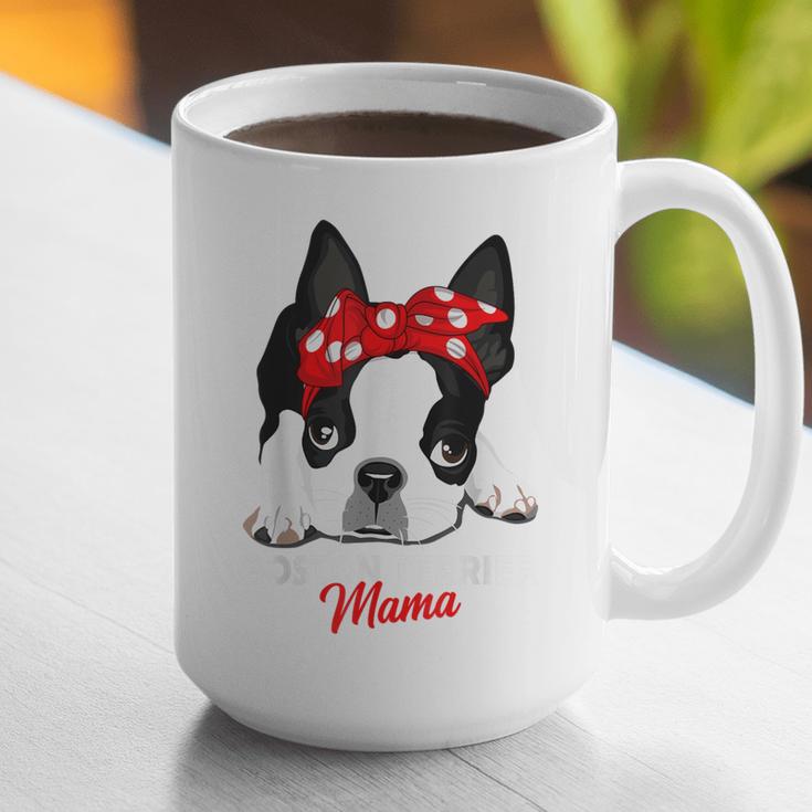 Boston Terrier Mum Dog Woman Idea Graphic Print Coffee Mug, funny gift