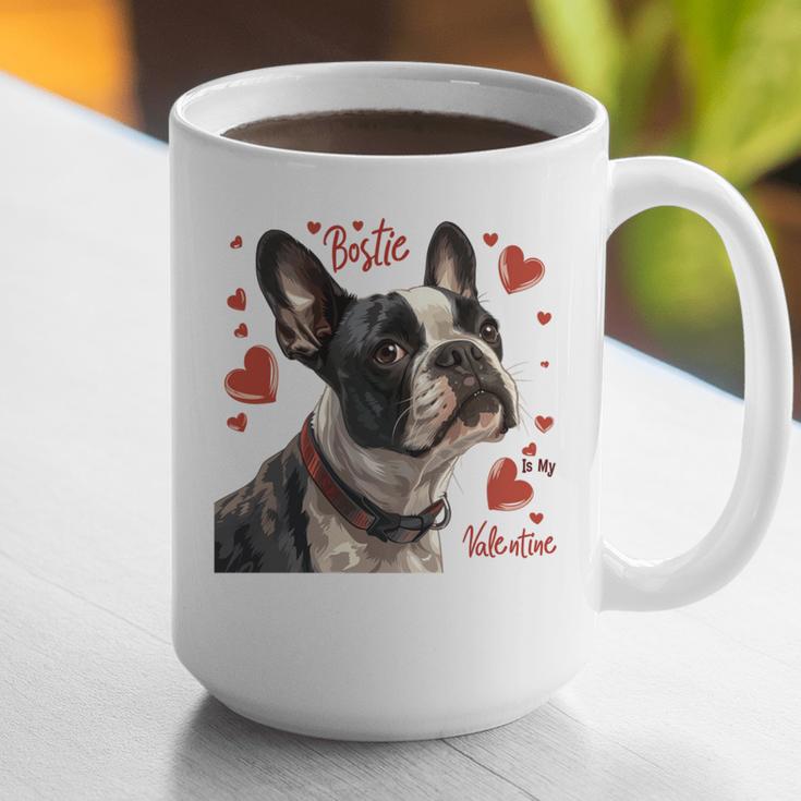 Boston Terrier Is My Valentine Cute Pet Dog Owner Valentine Graphic Print Coffee Mug, funny gift
