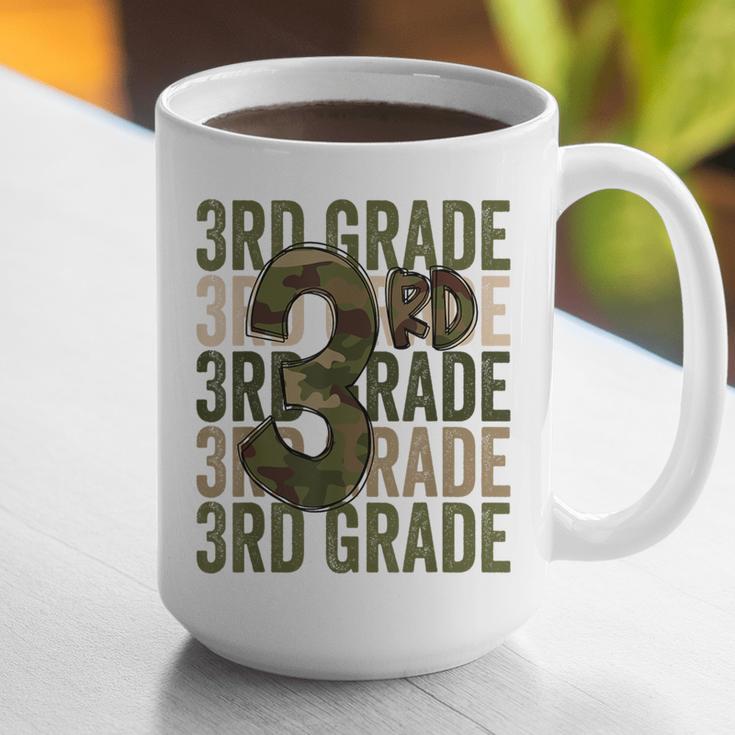 Camo Team 3rd Grade Squad Back To School Teacher Kids Boys Graphic Print Coffee Mug, funny gift Camo Team 3rd Grade Squad Back To School Teacher Kids Boys Graphic Print Coffee Mug, funny gift