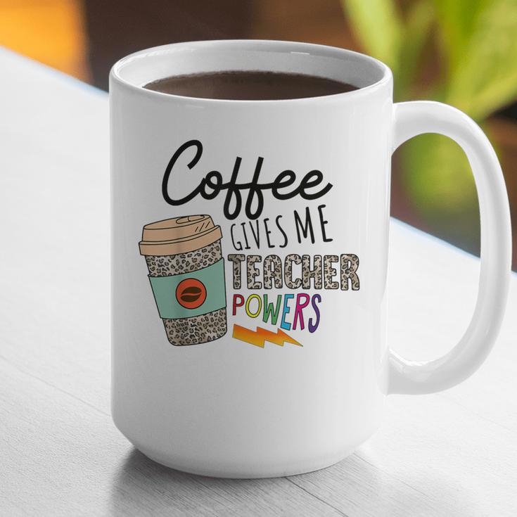 Coffee Gives Me Teacher Power Teacher Elementary Women Graphic Print Coffee Mug, funny gift Coffee Gives Me Teacher Power Teacher Elementary Women Graphic Print Coffee Mug, funny gift