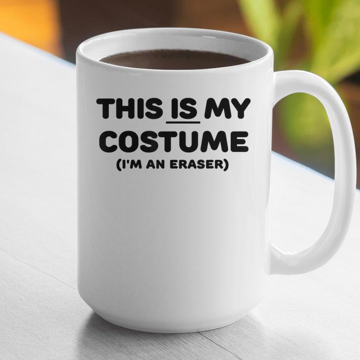 THIS IS MY COSTUME Eraser Teacher Halloween Costume Graphic Print Coffee Mug, funny gift THIS IS MY COSTUME Eraser Teacher Halloween Costume Graphic Print Coffee Mug, funny gift