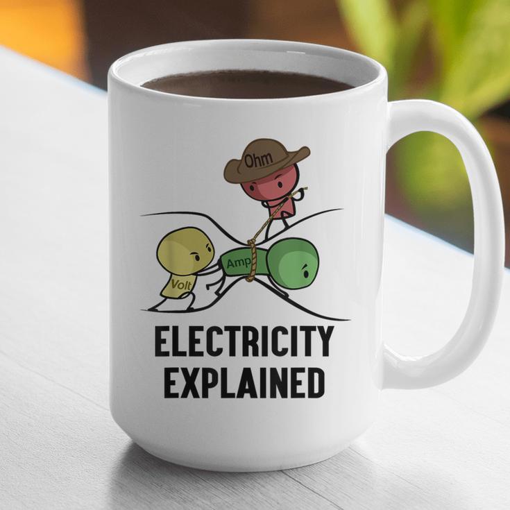 Electricity Explained Physics Nerd I Teacher School Graphic Print Coffee Mug, funny gift Electricity Explained Physics Nerd I Teacher School Graphic Print Coffee Mug, funny gift