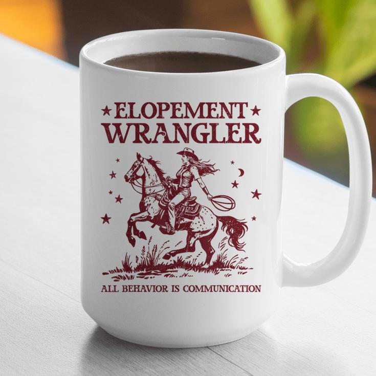 Elopement Wrangler Teacher ABA Behavior Support Cowboy Graphic Print Coffee Mug, funny gift Elopement Wrangler Teacher ABA Behavior Support Cowboy Graphic Print Coffee Mug, funny gift