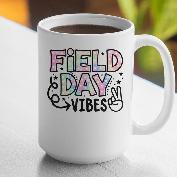 Field Day Vibes For Teacher Kids Happy Field Day 2025 Graphic Print Coffee Mug, funny gift