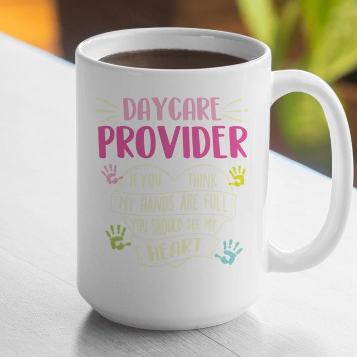 Full Heart Daycare Provider Nanny Au Pair Pre-K Teacher Graphic Print Coffee Mug, funny gift Full Heart Daycare Provider Nanny Au Pair Pre-K Teacher Graphic Print Coffee Mug, funny gift
