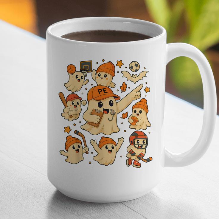 Halloween PE Teacher Costume Ghost Physical Education Graphic Print Coffee Mug, Pe Teacher Mugs, funny gift Halloween PE Teacher Costume Ghost Physical Education Graphic Print Coffee Mug, Pe Teacher Mugs, funny gift