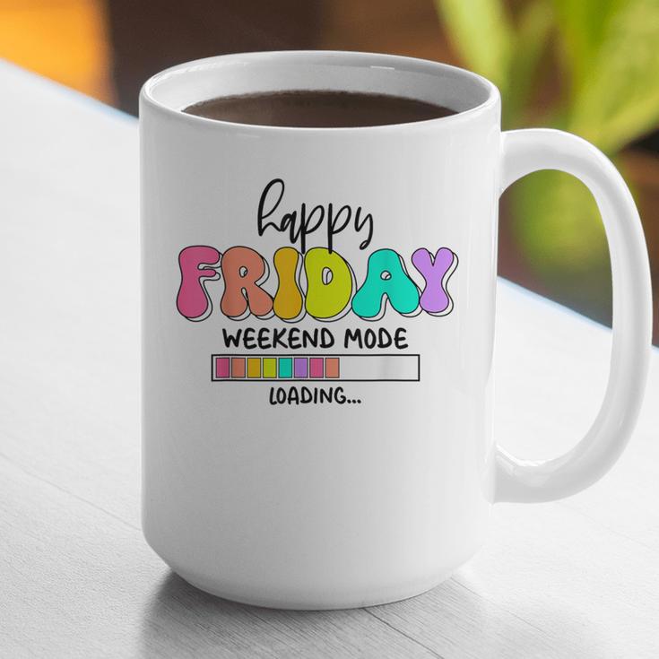Happy Friyay Teacher School Friday Weekend Vibes Graphic Print Coffee Mug, funny gift Happy Friyay Teacher School Friday Weekend Vibes Graphic Print Coffee Mug, funny gift