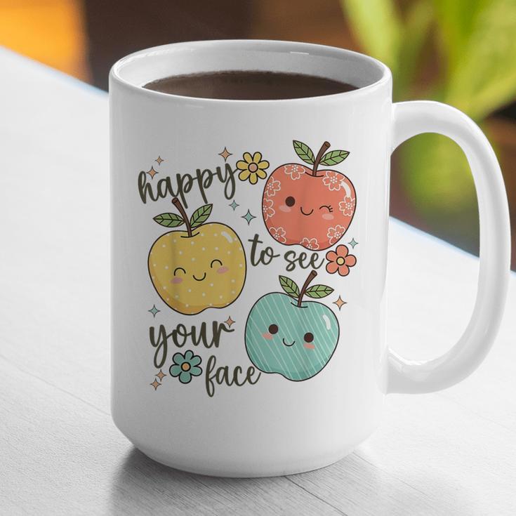 Happy To See Your Face Teacher Apple Graphic Print Coffee Mug, funny gift Happy To See Your Face Teacher Apple Graphic Print Coffee Mug, funny gift