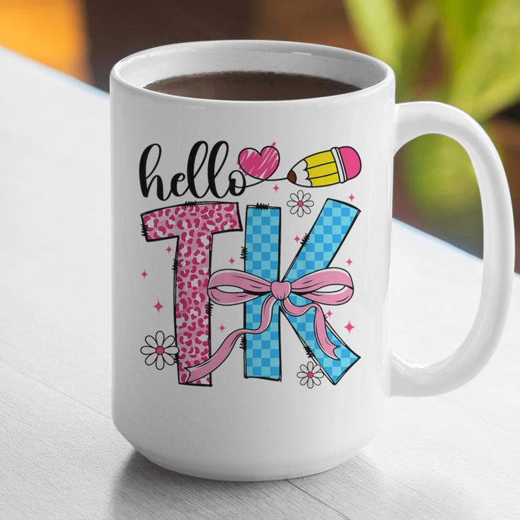 Hello TK Transitional Kindergarten Back To School Teacher Graphic Print Coffee Mug, funny gift Hello TK Transitional Kindergarten Back To School Teacher Graphic Print Coffee Mug, funny gift