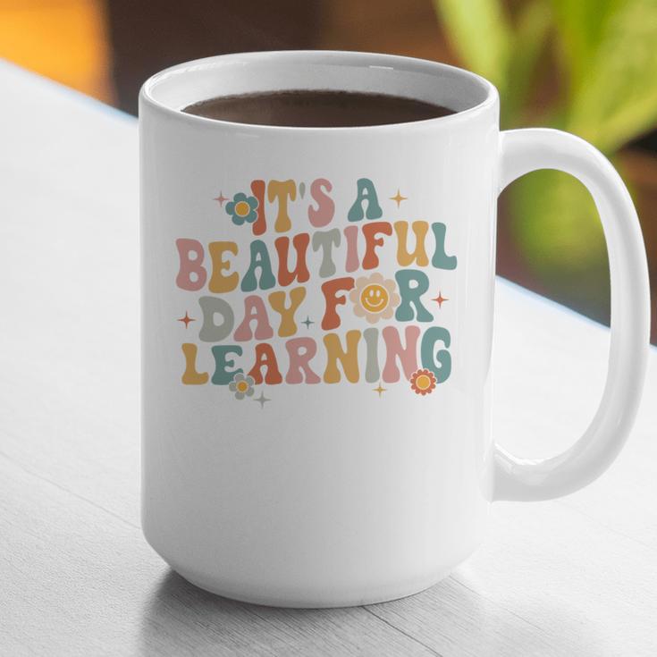 It's a Beautiful Day For Learning Teacher Students Men Women Graphic Print Coffee Mug, funny gift It's a Beautiful Day For Learning Teacher Students Men Women Graphic Print Coffee Mug, funny gift