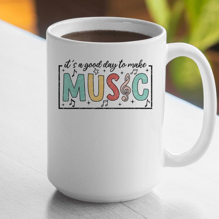 It's A Good Day To Make Music Musician Music Teacher Graphic Print Coffee Mug, funny gift It's A Good Day To Make Music Musician Music Teacher Graphic Print Coffee Mug, funny gift