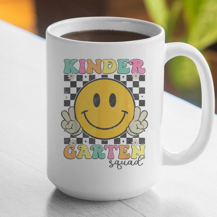 Kindergarten Squad Smile Face Teachers Kids Back To School Graphic Print Coffee Mug, funny gift Kindergarten Squad Smile Face Teachers Kids Back To School Graphic Print Coffee Mug, funny gift
