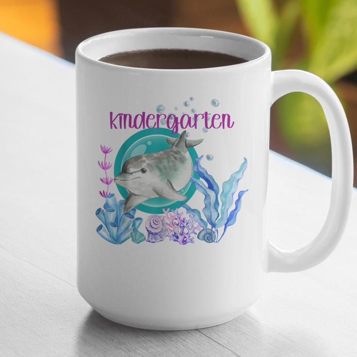 Kindergarten Teacher Dolphin Ocean Life Teaching Team Spirit Graphic Print Coffee Mug, funny gift