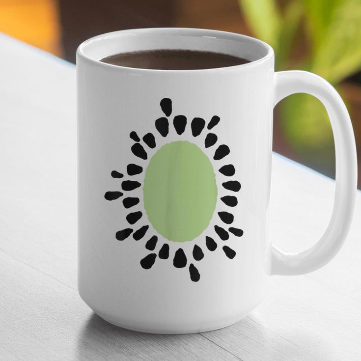 Kiwi Easy Costume Halloween Fruit Lover School Teacher Fun Graphic Print Coffee Mug, funny gift