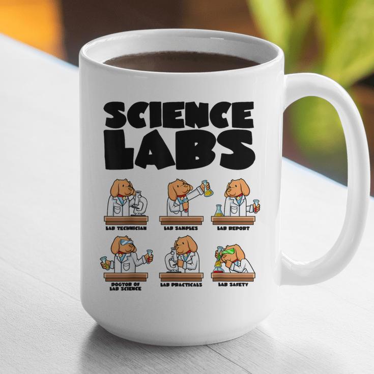 Labrador Retriever Science Labs Dog Lover Teacher Graphic Print Coffee Mug, Science Teacher Mugs, funny gift