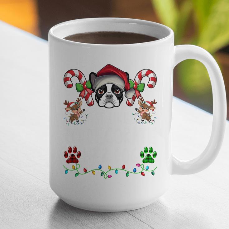 Most Likely Decorate Her Boston Terrier Dog Ugly Christmas Graphic Print Coffee Mug, Boston Terrier Christmas Mugs, funny gift