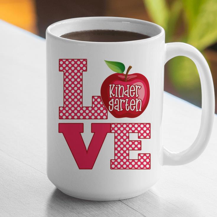 Love Kindergarten Cute Apple School Teacher Graphic Print Coffee Mug, funny gift Love Kindergarten Cute Apple School Teacher Graphic Print Coffee Mug, funny gift