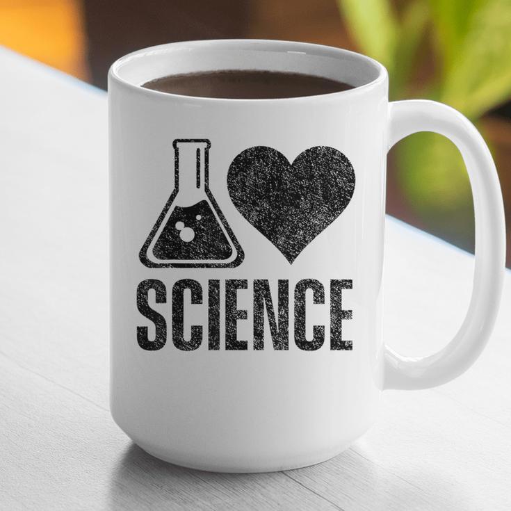 I Love Science Lover Teacher Scientist Sciences Graphic Print Coffee Mug, Science Teacher Mugs, funny gift