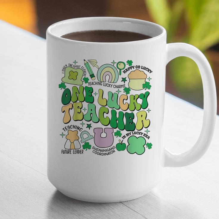 One Lucky Teacher St Patrick's Day Irish Teacher Lucky Era Graphic Print Coffee Mug, funny gift One Lucky Teacher St Patrick's Day Irish Teacher Lucky Era Graphic Print Coffee Mug, funny gift