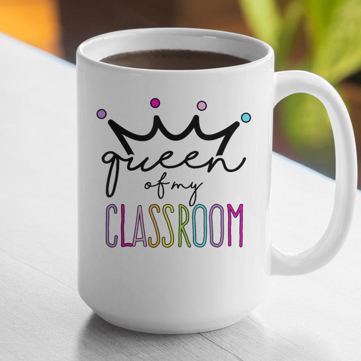Queen Of My Classroom Colorful Teacher For Men Women Graphic Print Coffee Mug, funny gift Queen Of My Classroom Colorful Teacher For Men Women Graphic Print Coffee Mug, funny gift