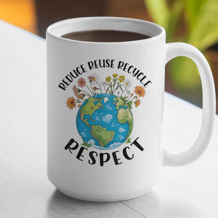 Reduce Reuse Recycle Respect Earth Day Teacher Girl Women Graphic Print Coffee Mug, funny gift Reduce Reuse Recycle Respect Earth Day Teacher Girl Women Graphic Print Coffee Mug, funny gift