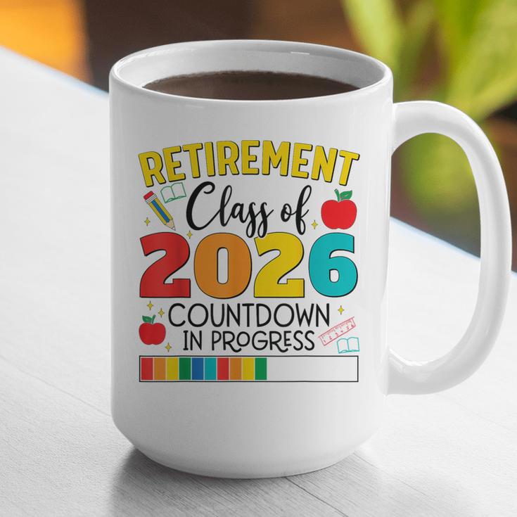 Retirement Class Of 2026 Countdown In Progress Teacher Graphic Print Coffee Mug, funny gift