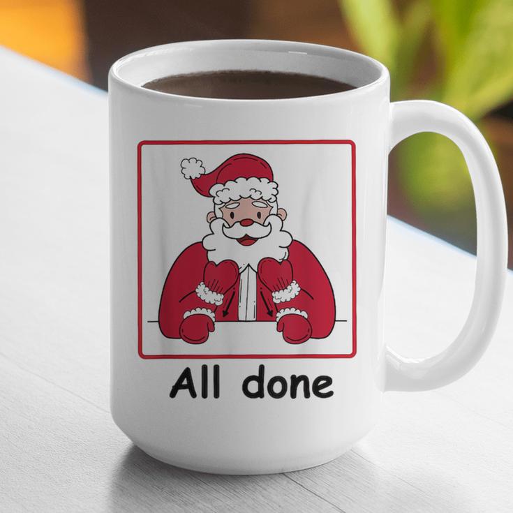 Retro All Done Christmas Special Ed Teacher Team Santa Women Graphic Print Coffee Mug, funny gift Retro All Done Christmas Special Ed Teacher Team Santa Women Graphic Print Coffee Mug, funny gift