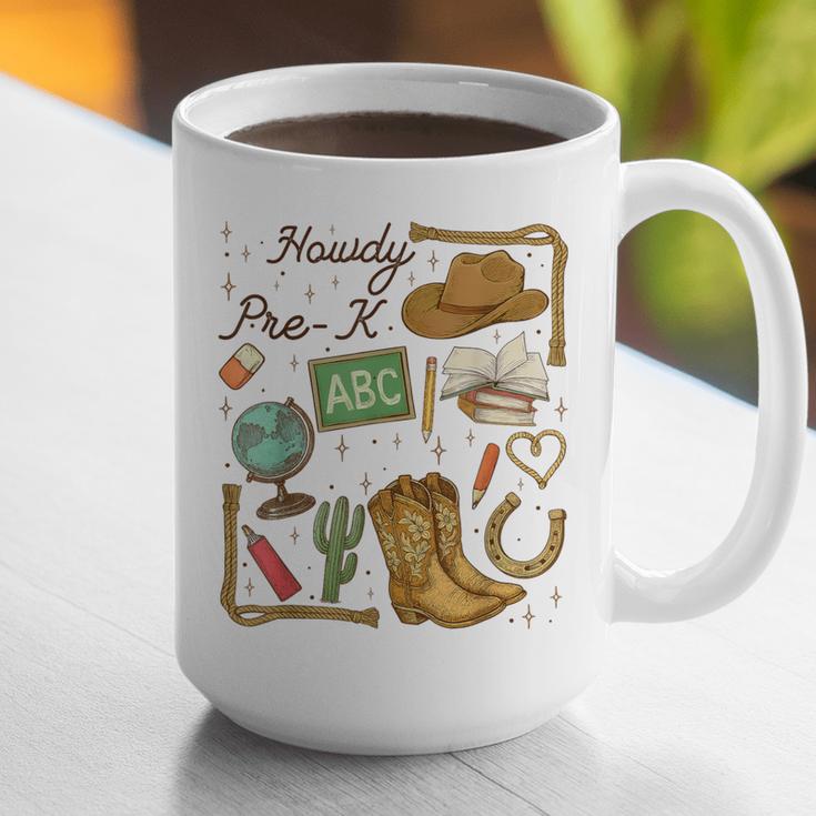 Retro Howdy Pre-K Back To School Western Teacher Graphic Print Coffee Mug, funny gift Retro Howdy Pre-K Back To School Western Teacher Graphic Print Coffee Mug, funny gift