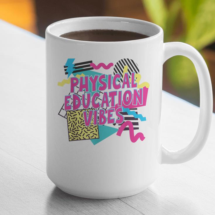 Retro Physical Education Vibes Gym Teacher Phys Ed Teacher Graphic Print Coffee Mug, funny gift Retro Physical Education Vibes Gym Teacher Phys Ed Teacher Graphic Print Coffee Mug, funny gift