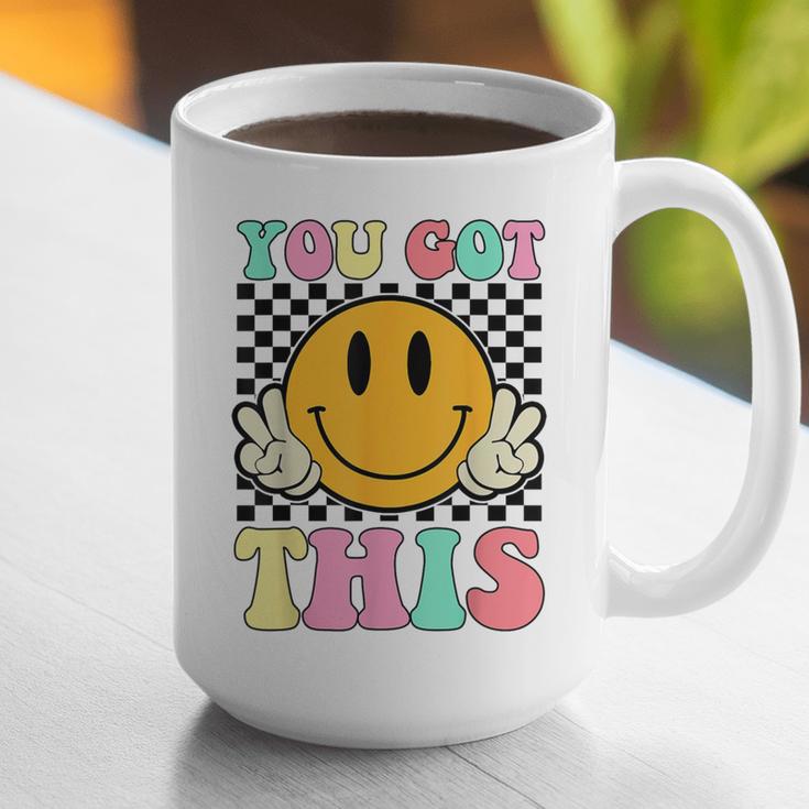 You Got This Retro Smile Motivational Testing Day Teacher Graphic Print Coffee Mug, funny gift You Got This Retro Smile Motivational Testing Day Teacher Graphic Print Coffee Mug, funny gift