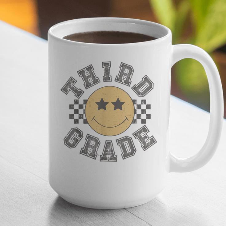Retro Third Grade Teacher Student 1st Day Back To School Graphic Print Coffee Mug, funny gift