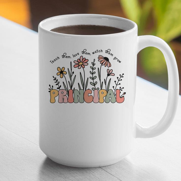 Retro Vintage Floral Principal Shirt For Women Teachers Day Graphic Print Coffee Mug, funny gift Retro Vintage Floral Principal Shirt For Women Teachers Day Graphic Print Coffee Mug, funny gift